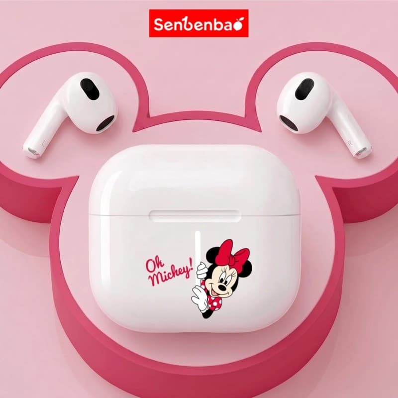 Senbenbao F13 Kitty Fone De Ouvido Bonito Bluetooth Para Mulheres Redução Ruído Sem Fio Dos Desenhos Animados Esportes F