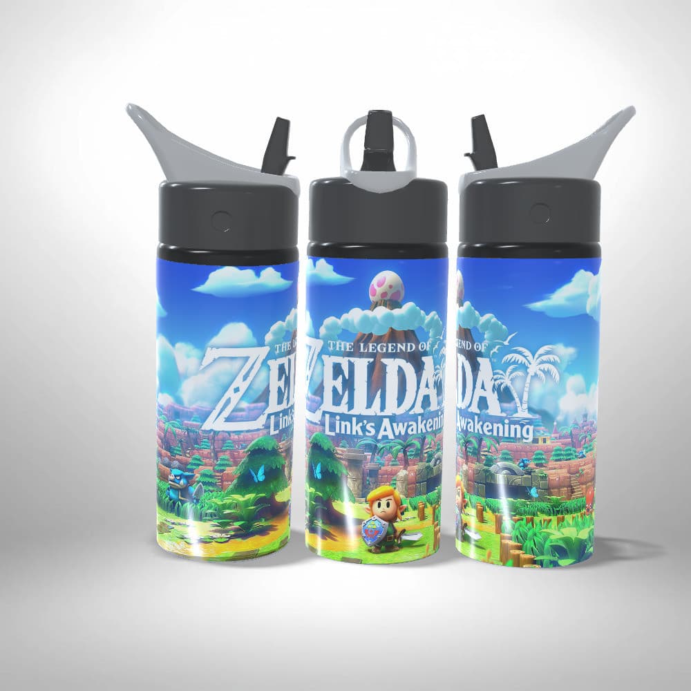 Garrafa Squeeze Personalizada - The Legend of Zelda Link's Awakening Echoes of Wisdow