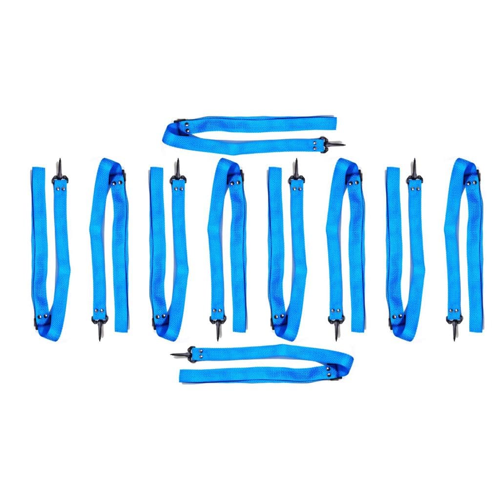 Correia Alça tipo Visupe Azul para Violão Viola Ukulele Cavaquinho - 10un