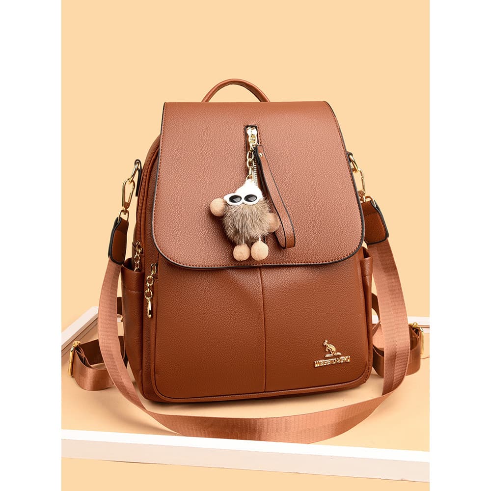 Marca genuína mochila de couro genuíno 2026 novo estilo couro macio grande capacidade All-Match senhoras viagem leve moc