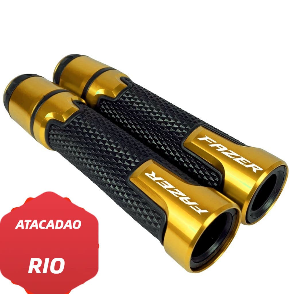 Manopla + Pino Esportivo Gravado a Laser 150 250 Yamaha Moto
