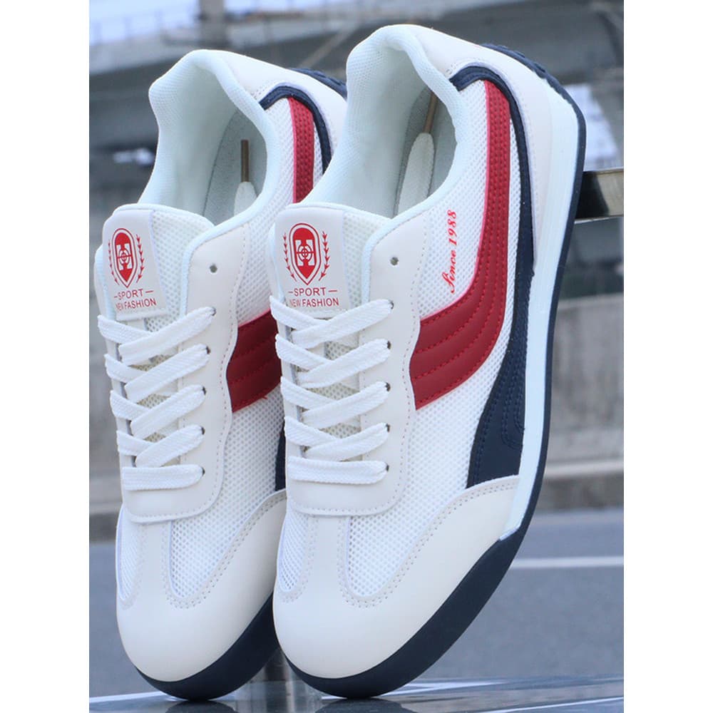 Sapatos masculinos Forrest Gump verão malha leve sola macia respirável sapatos esportivos casuais influenciador masculin