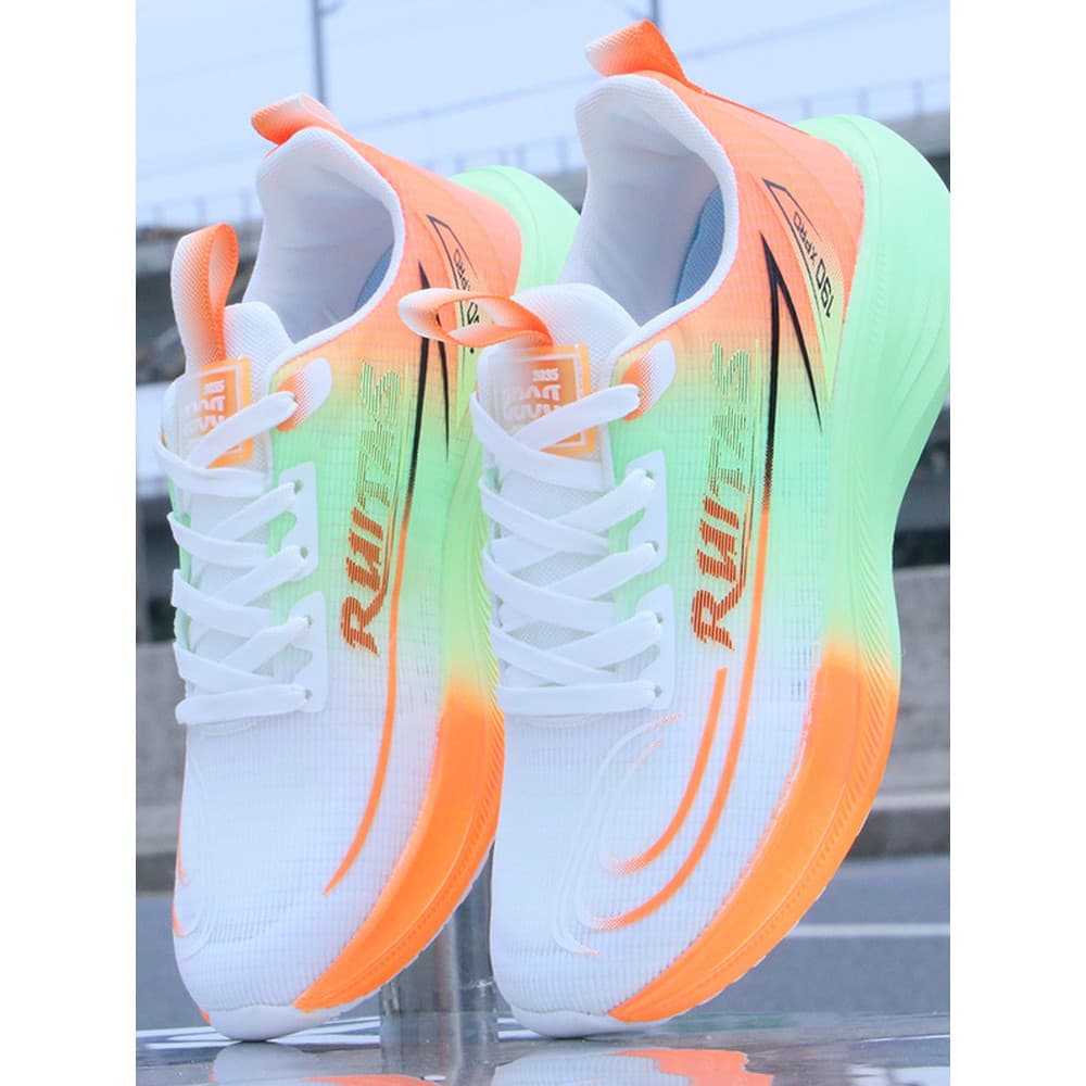 Sapatos masculinos de malha fina verão Ultra-leve respirável sola macia tênis de corrida absorção de choque antiderrapan