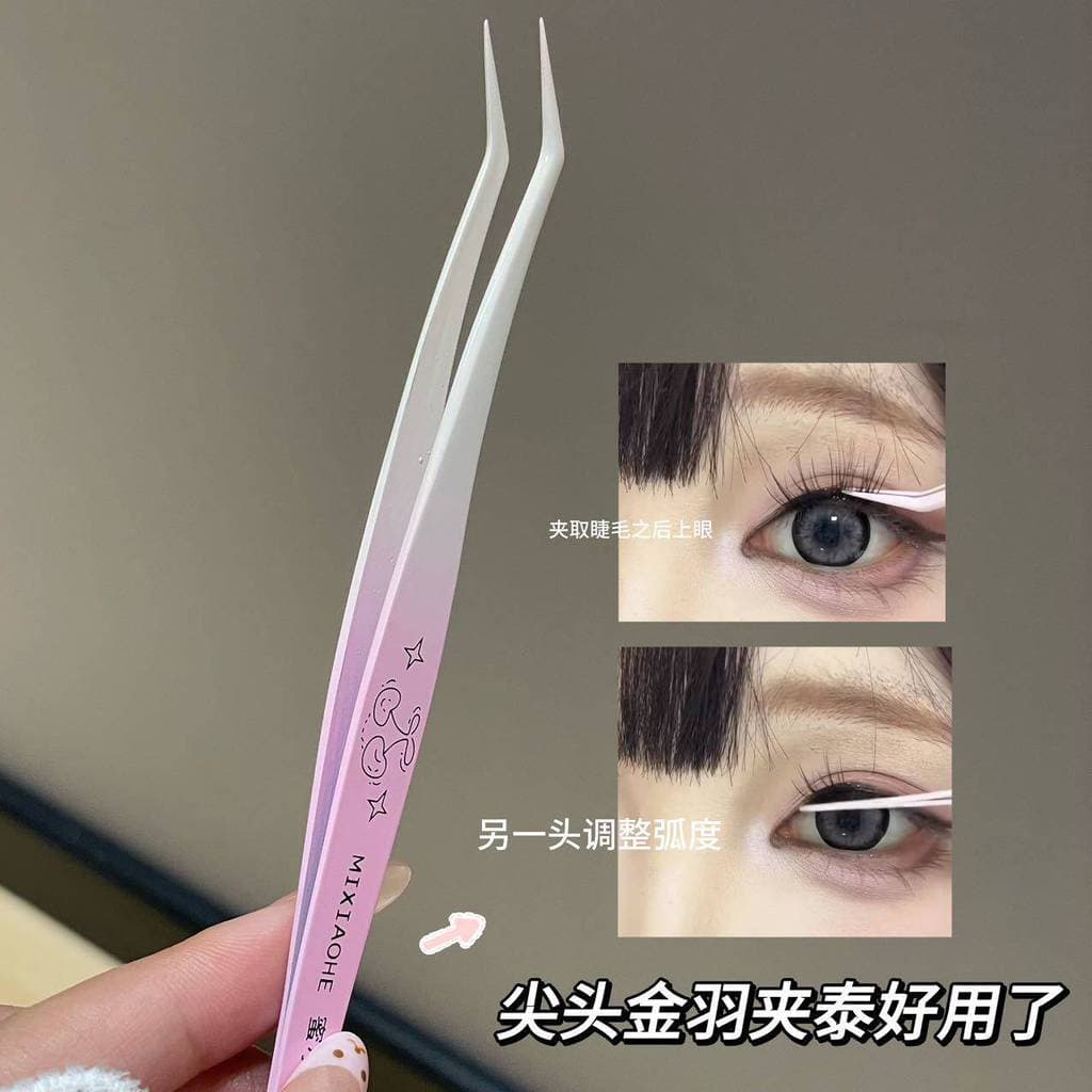 Pinça colorida deslumbrante, fixação precisa, antiderrapante, amigável para iniciantes, beleza, Manicure, aparelho diári