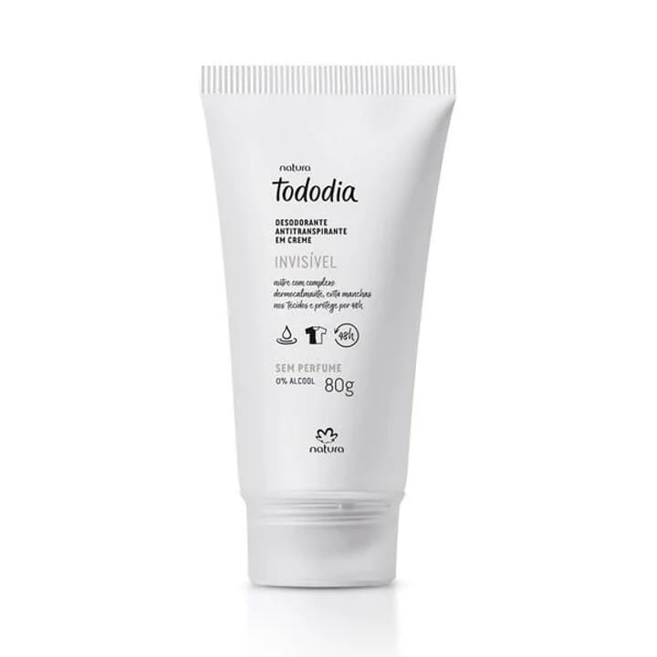 Desodorante Antitranspirante em Creme Tododia Sem Perfume 80g - Natura