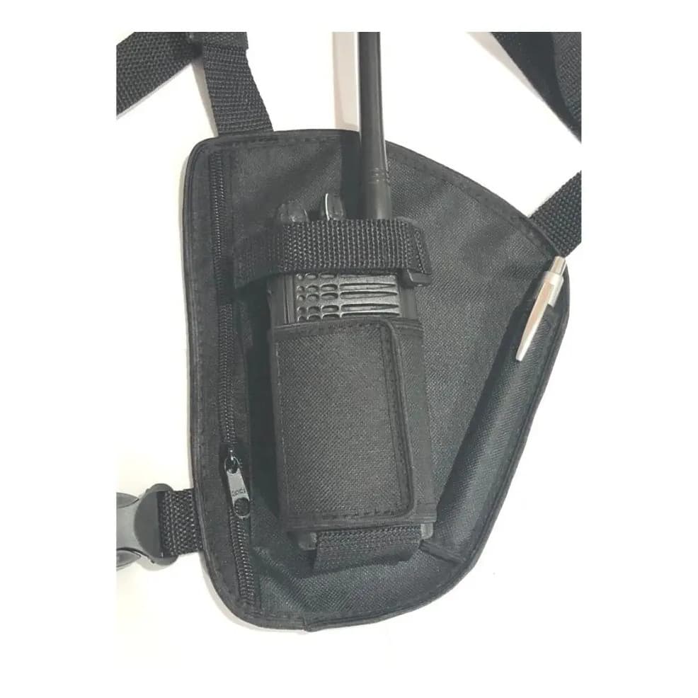 Colete Transversal Com Zíper Material Nylon 600