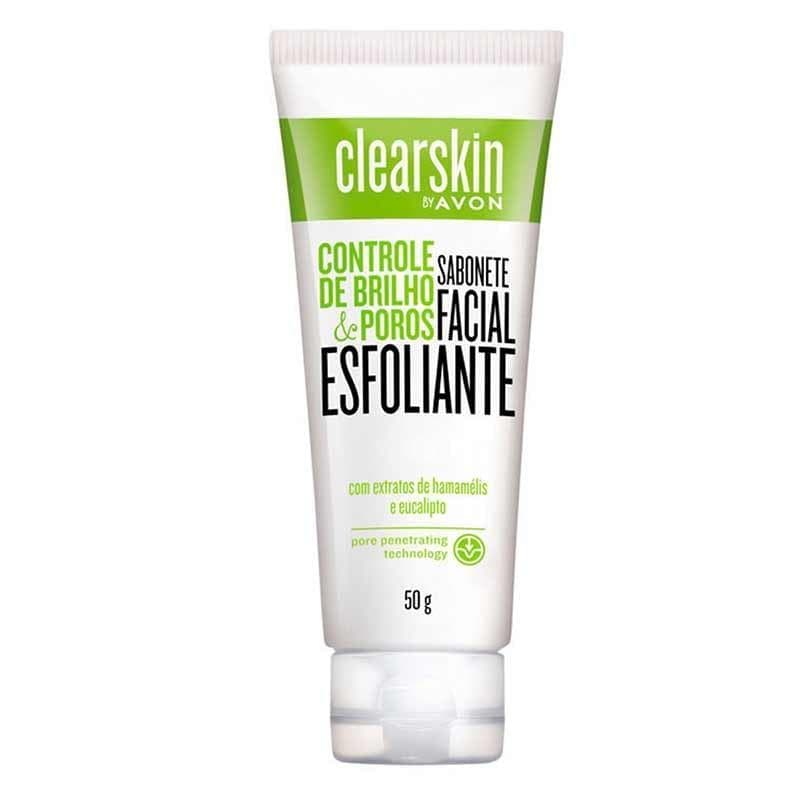 Sabonete Facial Esfoliante Avon Clearskin 50g