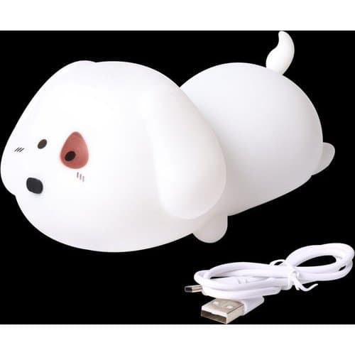 Luminaria Led Silicone Formato Cachorrinho Luz Noturna Decorativa Quarto Infantil