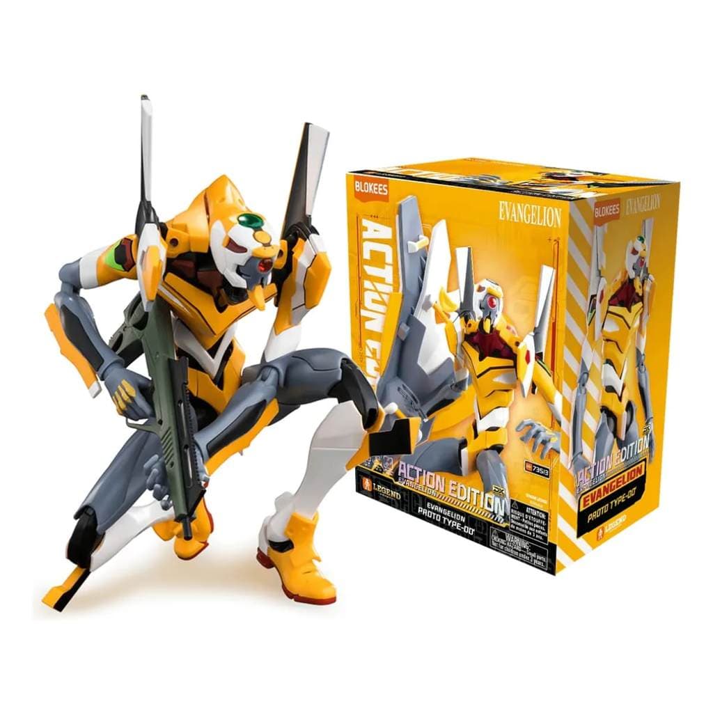 Boneco de Ação Evangelion Edition Proto Type 00 - Blokees