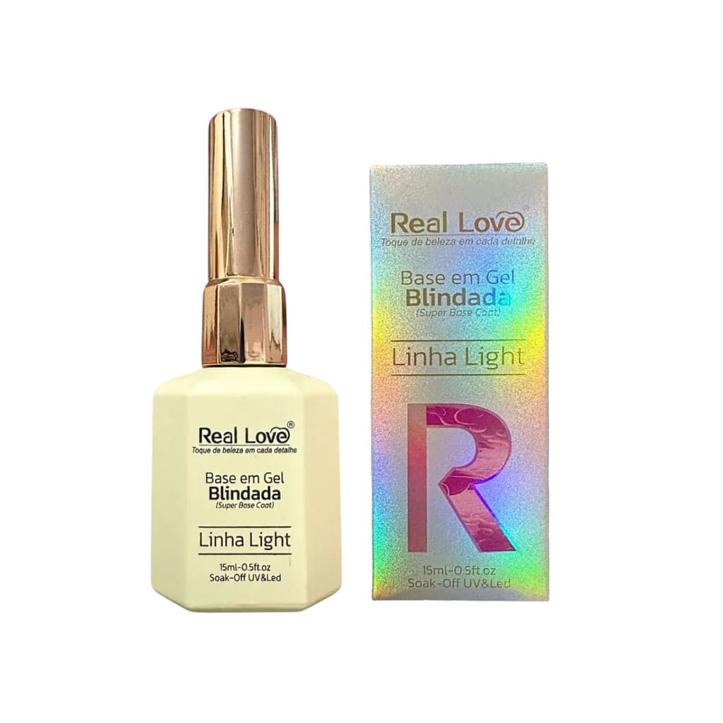 BASE EM GEL BLINDADA REAL LOVE FRASCO LT-42