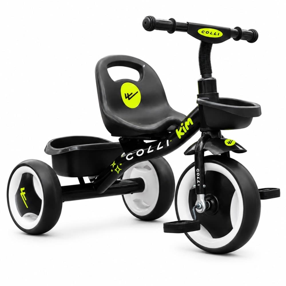 Triciclo Infantil Com Cestinha e Pedal Aro 12 Colli