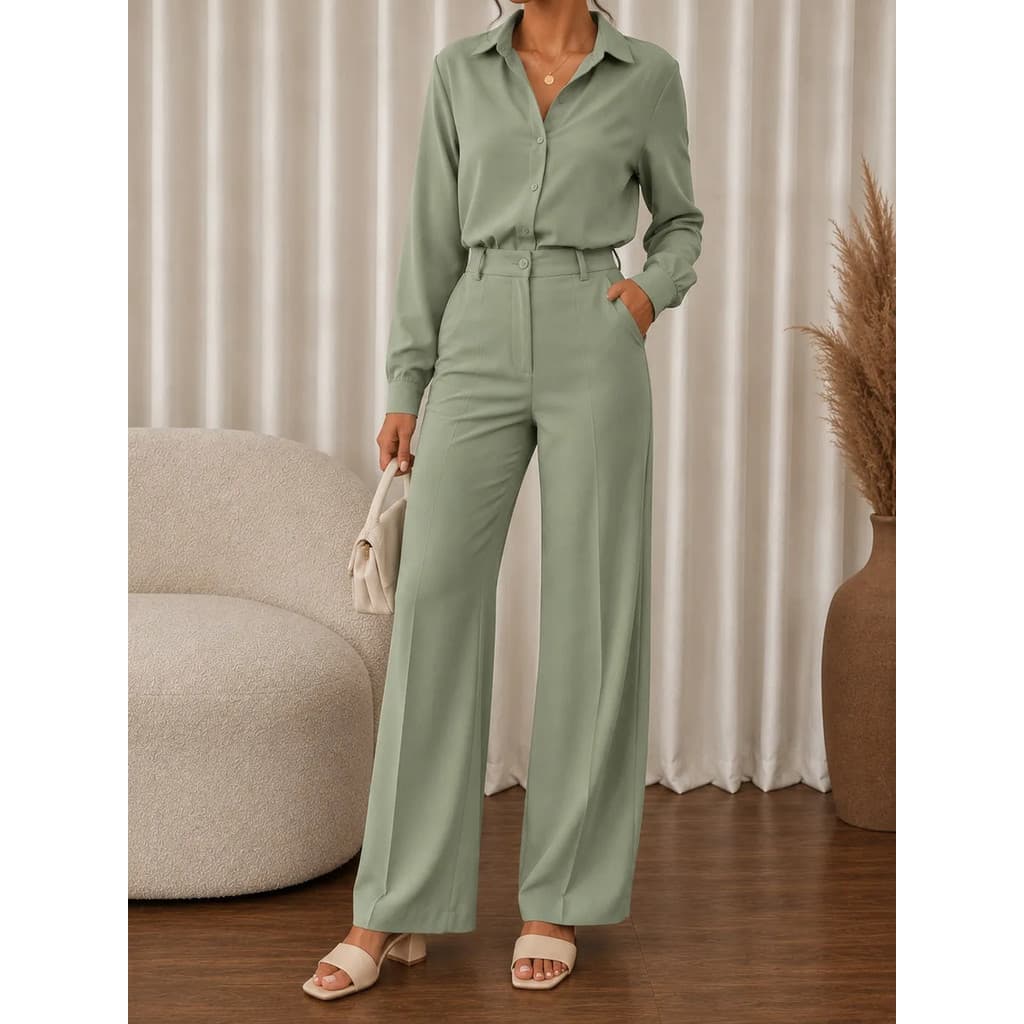 Conjunto Feminino Inverno  Casual Elegante Alfaiataria Promoção Envio em 24 horas