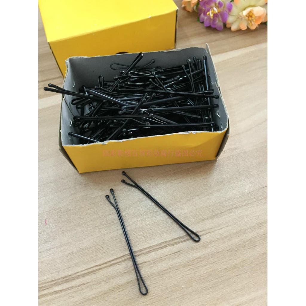 Grampo de cabelo redondo para estúdio fotográfico/grampo preto/grampo de fio/caixa pan cabelo ferro grampo plano 10 caix