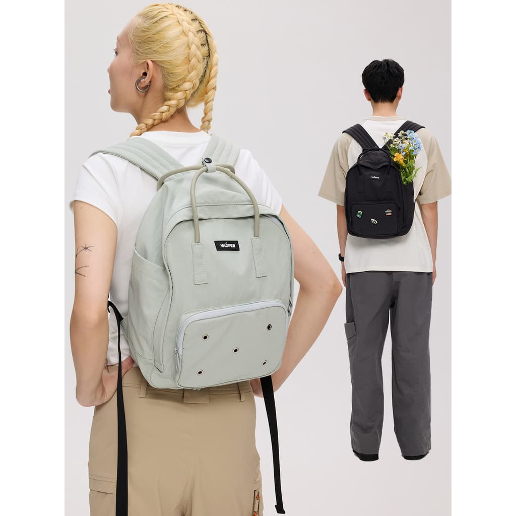 VAOPER alimentação marca novo estilo mochila feminina viagem leve pequena mochila Commuter grande capacidade estudante d