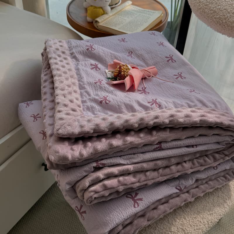 Colcha de ervilhas de algodão lavável de verão Colcha de ar condicionado 26 Novo estilo Colcha fresca de verão Lavável à