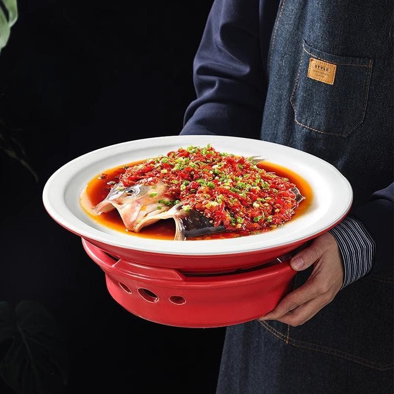 Hotel criativo Ming forno vela forno de aquecimento em destaque pequena carne frita seca caldeira assento Xiangcai Sichu