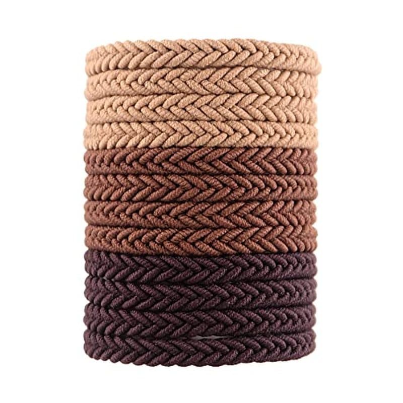 Laços De Cabelo Masculinos Trançados Grandes Para Homens , Faixas Cabelos Longos , Coque Masculino , Rabo De Cavalo Pret