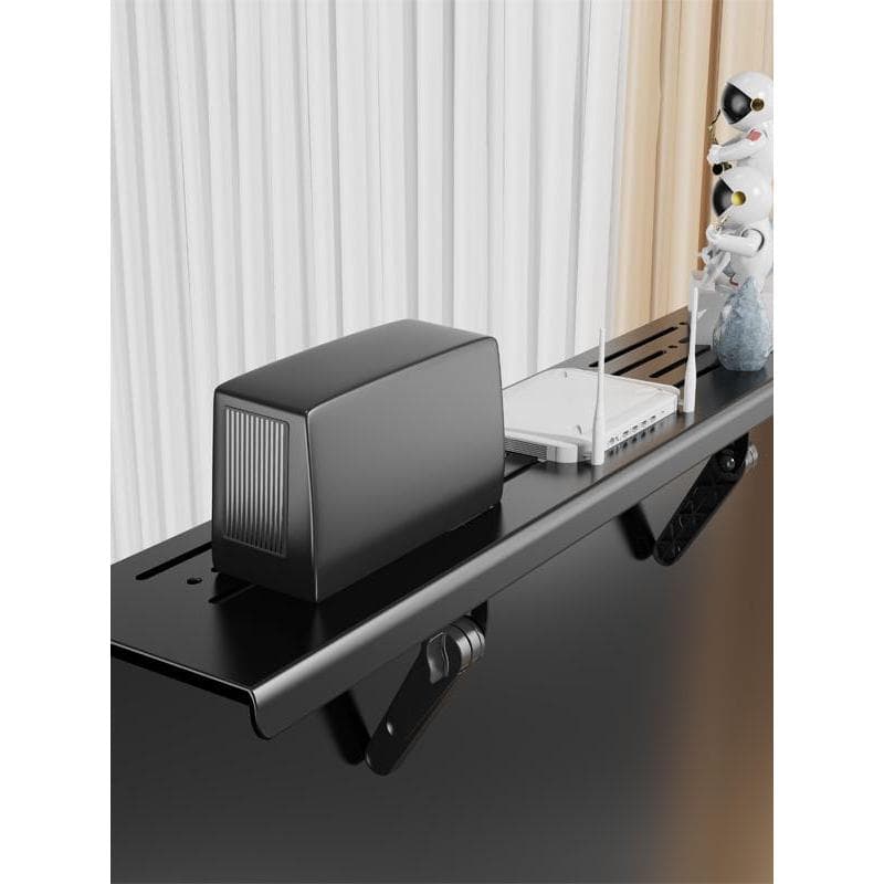 Beishi TV sem perfuração Top Box Rack Display Top Router Suporte de armazenamento Suporte de parede