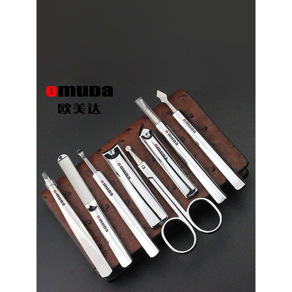 Ouda conjunto de cortador de unhas afiada ferramenta de manicure conjunto cortador de unhas doméstico manicure presente