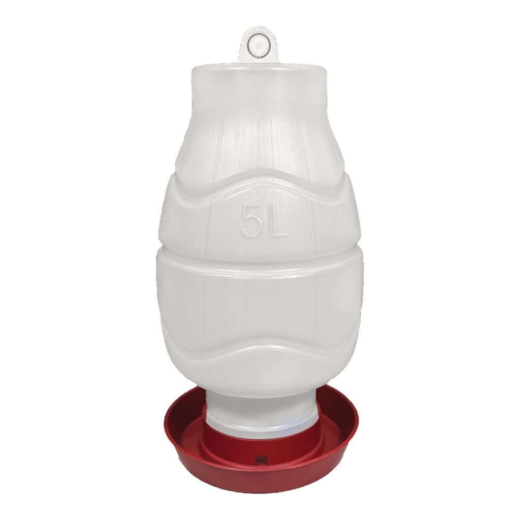 Kit 6 Bebedouro Automático Rosca 5 Litros Galinha e Aves