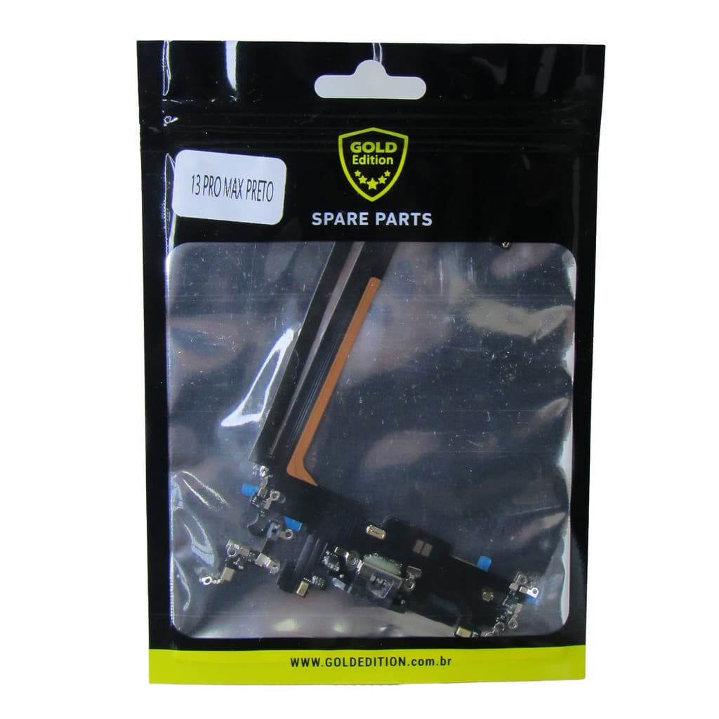 Placa de carga Dock conector Gold para iPhone 13 Pro Max