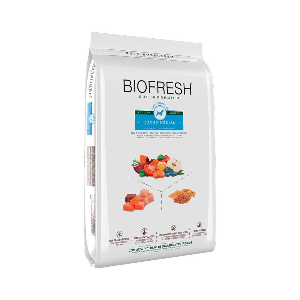 Ração para cães adultos porte médio Biofresh Super Premium 3kg