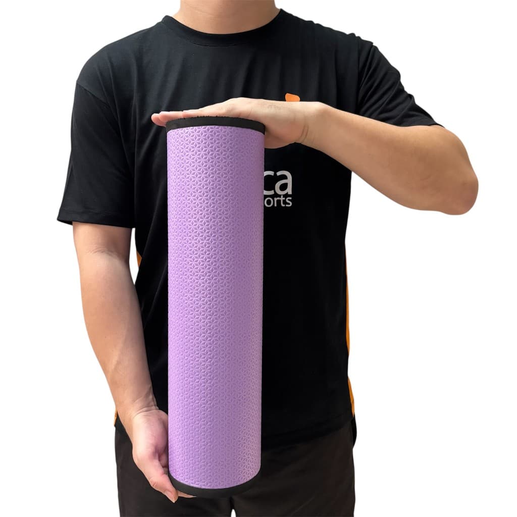Rolo Massagem Liberação Miofascial Em EVA 45x12cm DF1061-LI Lilás Dafoca Sports