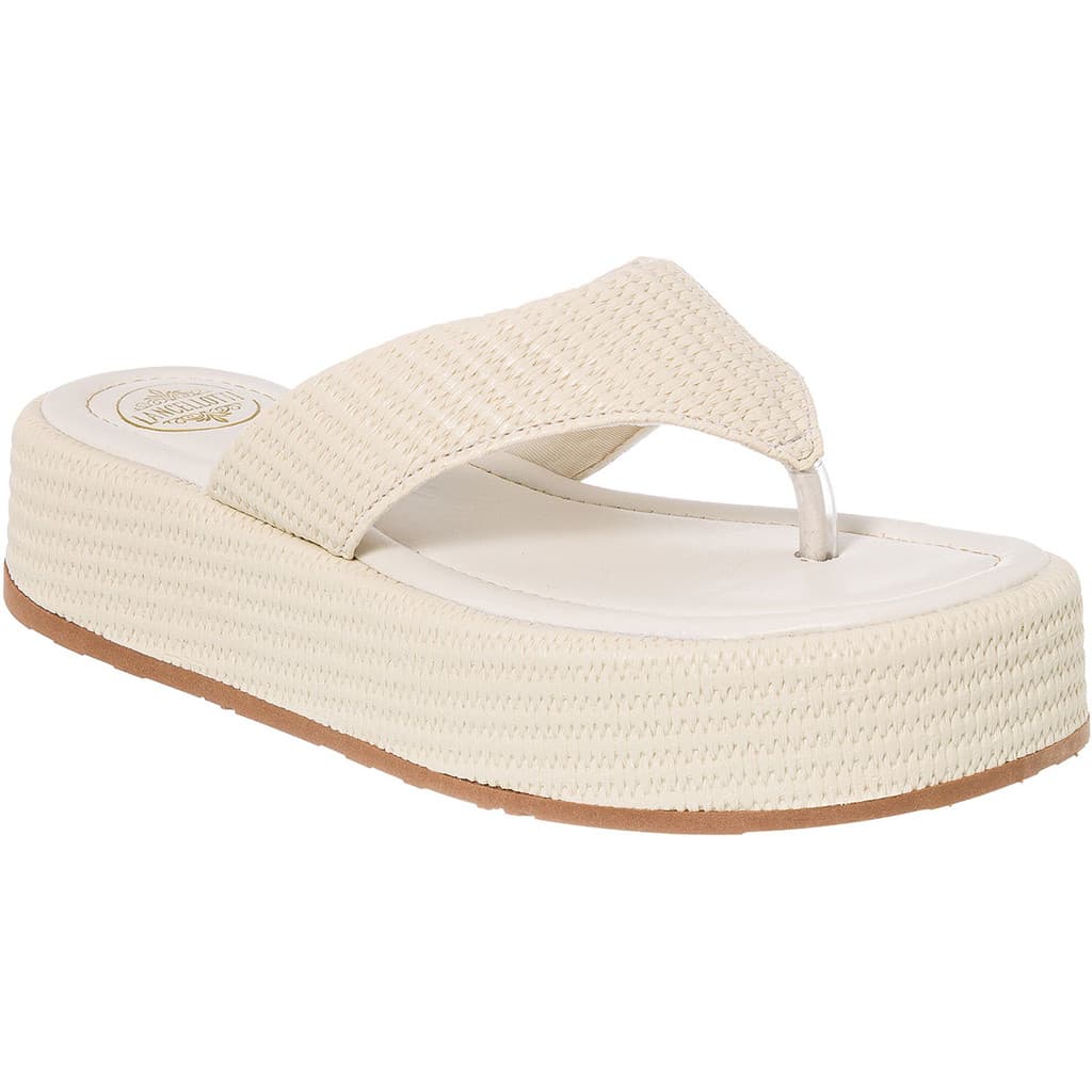 Sandália Feminina Flatform Chinelo Dedinho Sem Tiras Confortável Lancellotti