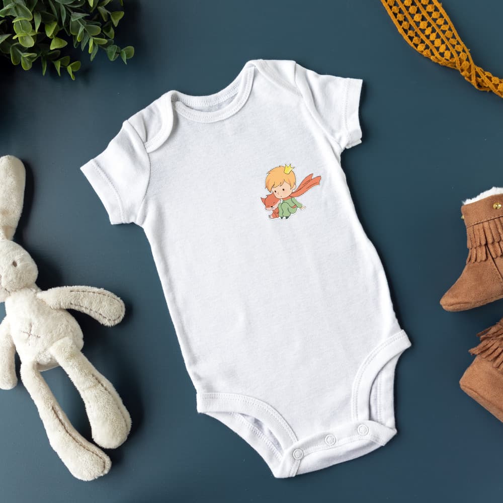 Body Bebê Algodão Bodie Macacão Roupa Pequeno Príncipe