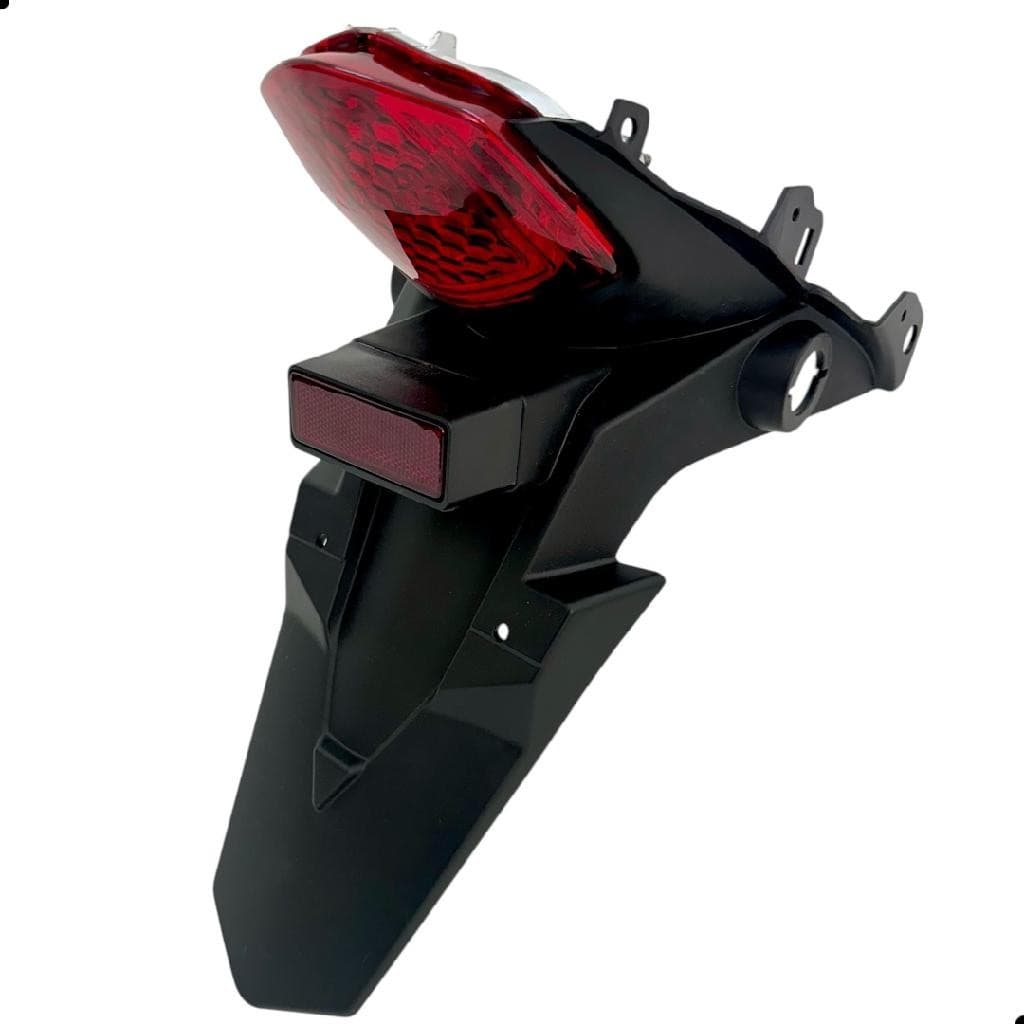 Kit Lanterna Traseira + Luz de Placa + Paralama Titan Fan Start CG 125 150 160 2014 a 2024 Completo