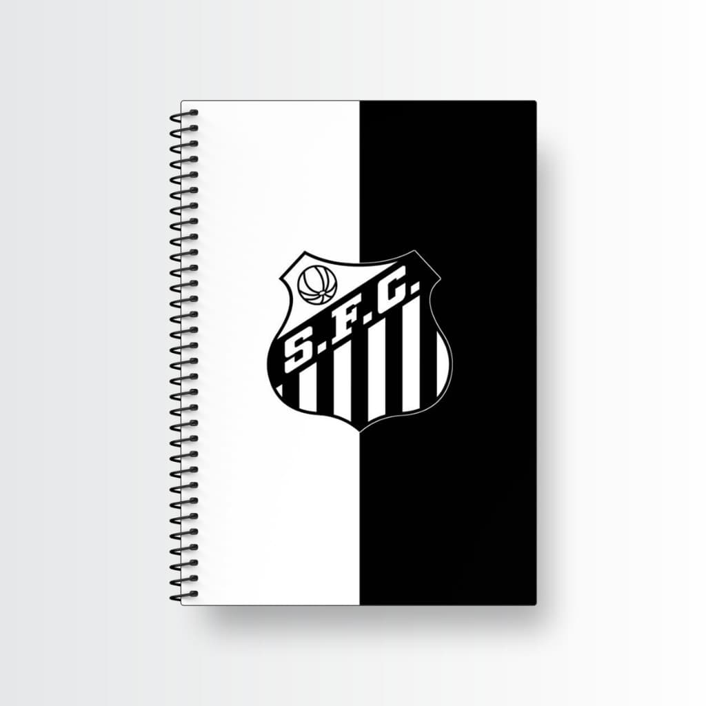 Caderno do Santos Futebol Personalizado 1,10 e 20 Matérias