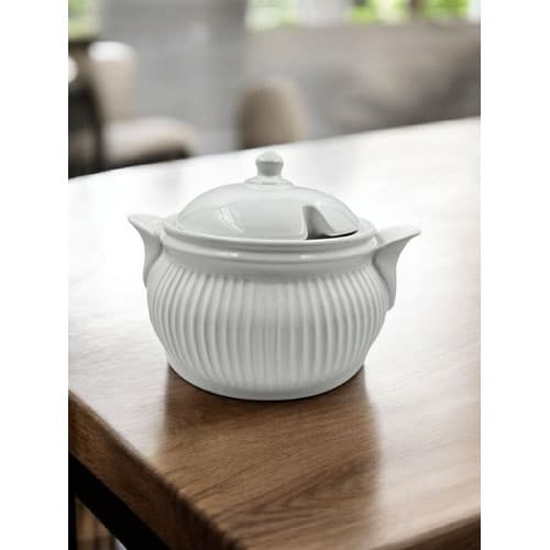 Sopeira Grande 4 L Imperial Compoteira Mesa Posta Cor Branco 2 Linha