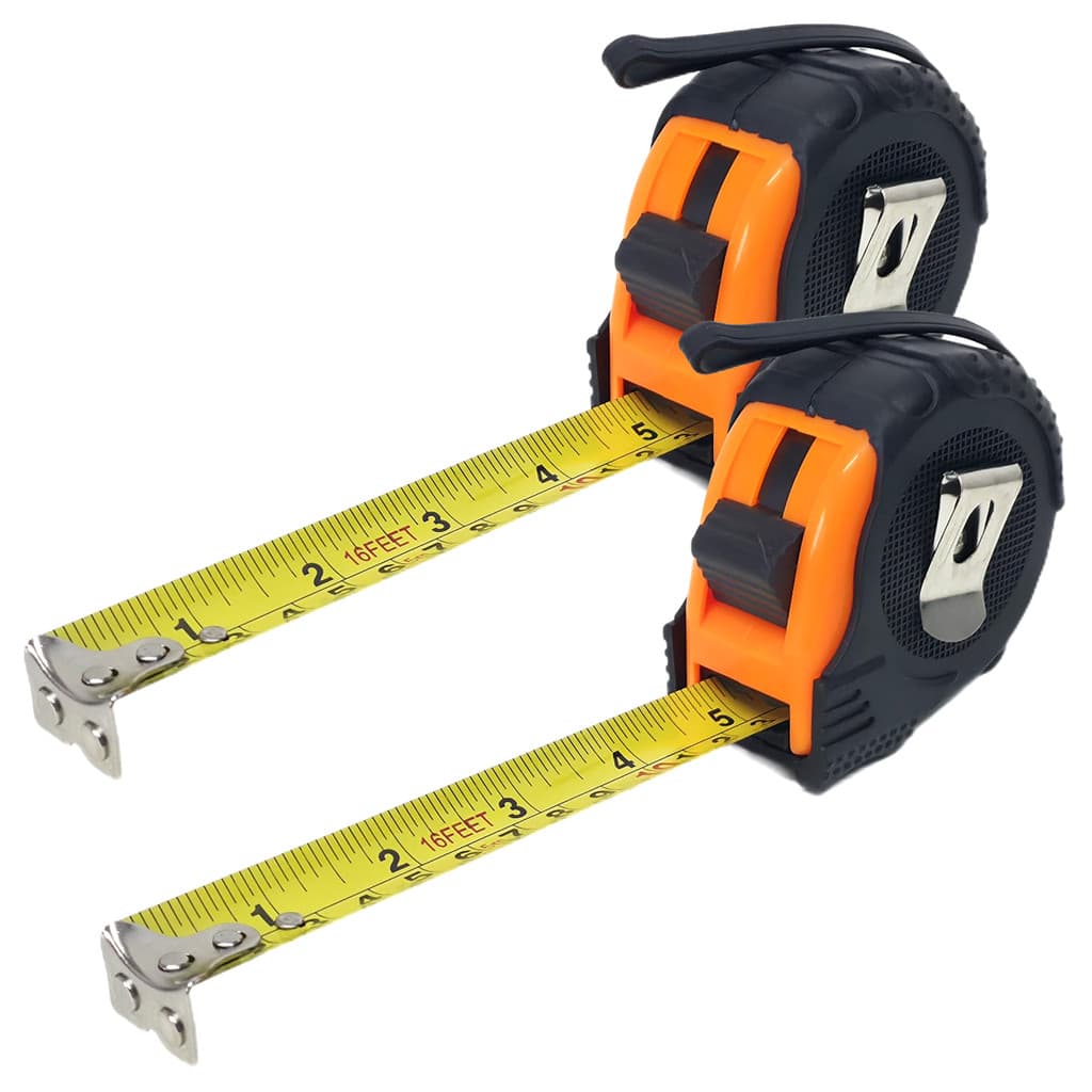 2 Trenas Profissionais Isoladas Com Imã Na Ponta 5 Metra x 1 Polegada (25mm) Trena de Aço