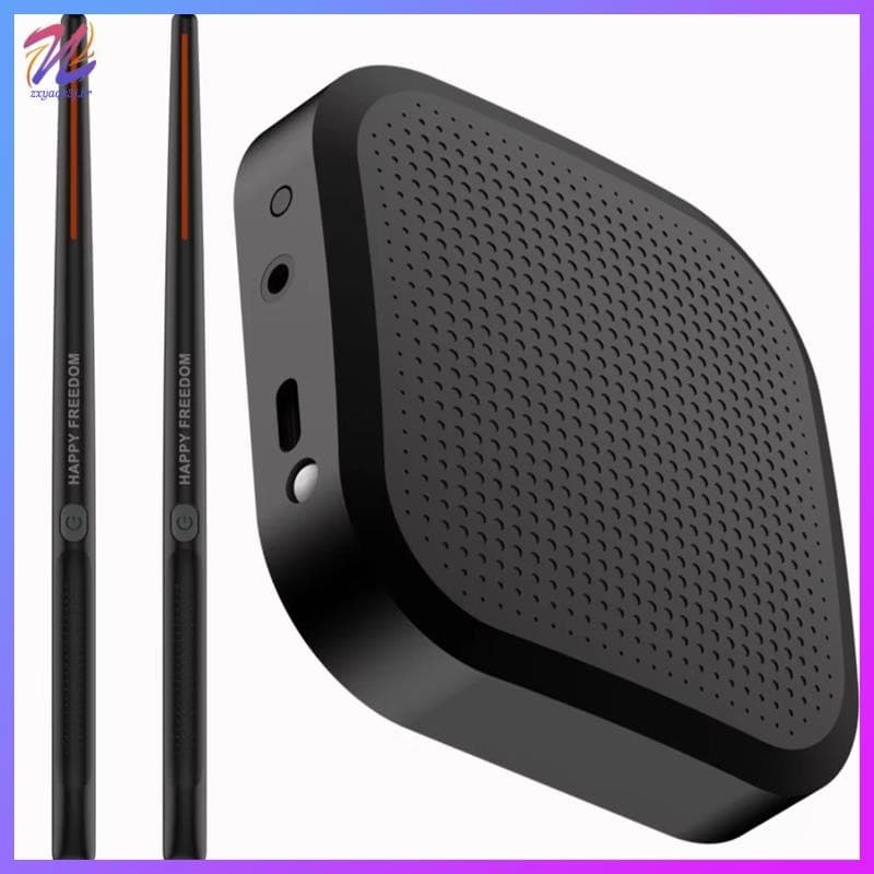 Conjunto De Bateria De Ar Eletrônica Portátil-Baquetas E Pedais Virtuais , Ideal Para Iniciantes , Crianças Adultos