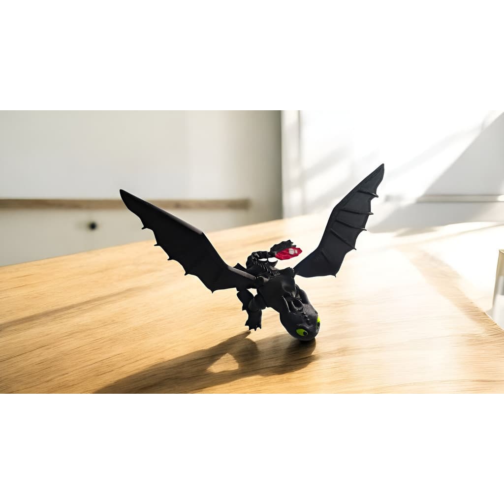 Dragão Furia Da Noite Ou Furia Da Luz - Modelo Decorativo