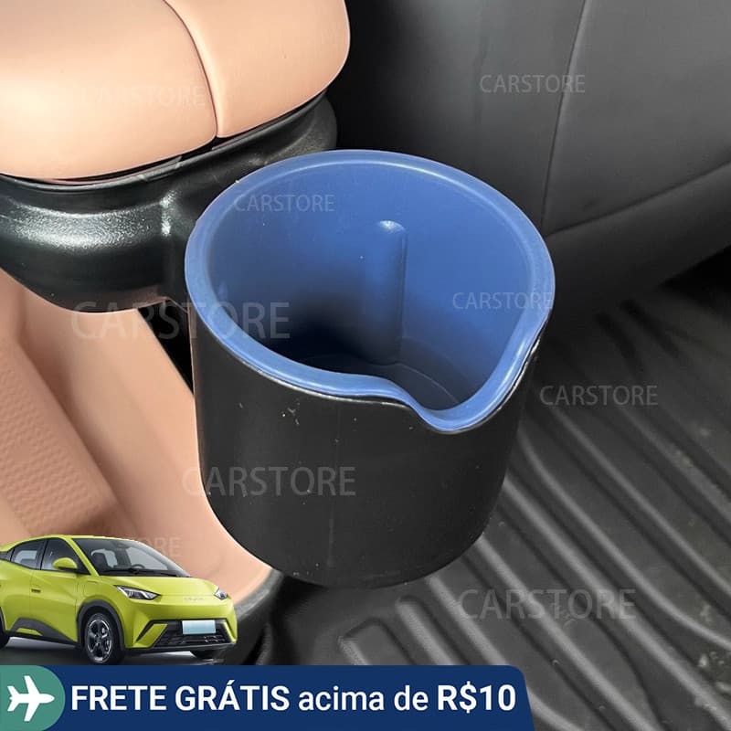 Para BYD Dolphin Min Suporte De Copo De Água Traseiro Caixa De Armazenamento De Bebidas Especiais Modificado Acessórios