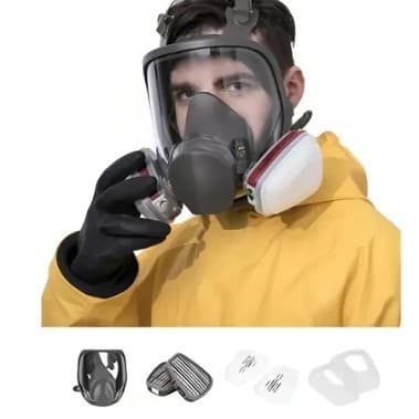 6800 máscara de gás polimento fogo pintura carvão Mineral Anti-poeira máscara de gás transfronteiriça certificação da ue