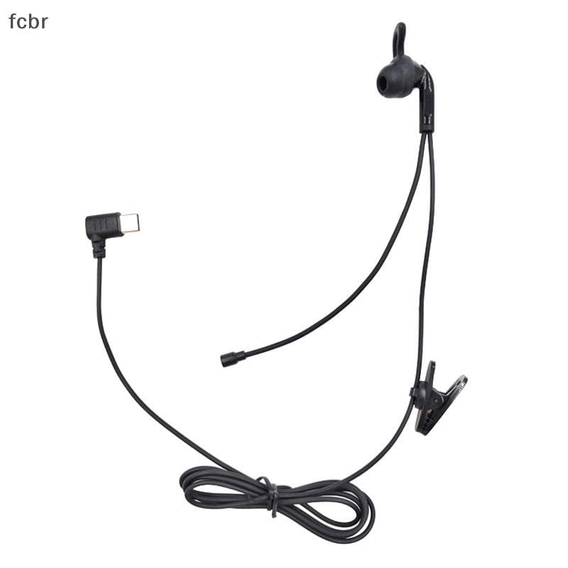 fcbr 1 Peça Para V6 Pro V4C Plus Q8 F6 V7 Juiz Orelha Inte Fone De Ouvido Tipo-C Interface Árbitro Fones Intra-Auricular