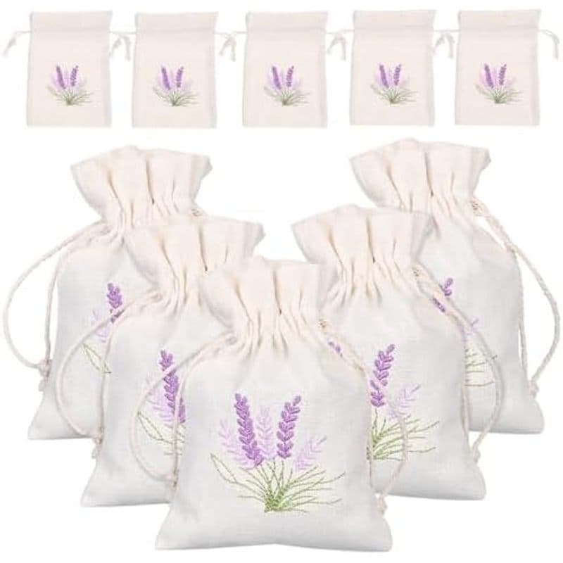 Zerodeko 10 Peças Sacos De Saquinho De Lavanda Vazios , Para , Embalagem De Presente De Armazenamento De Flores Secas De