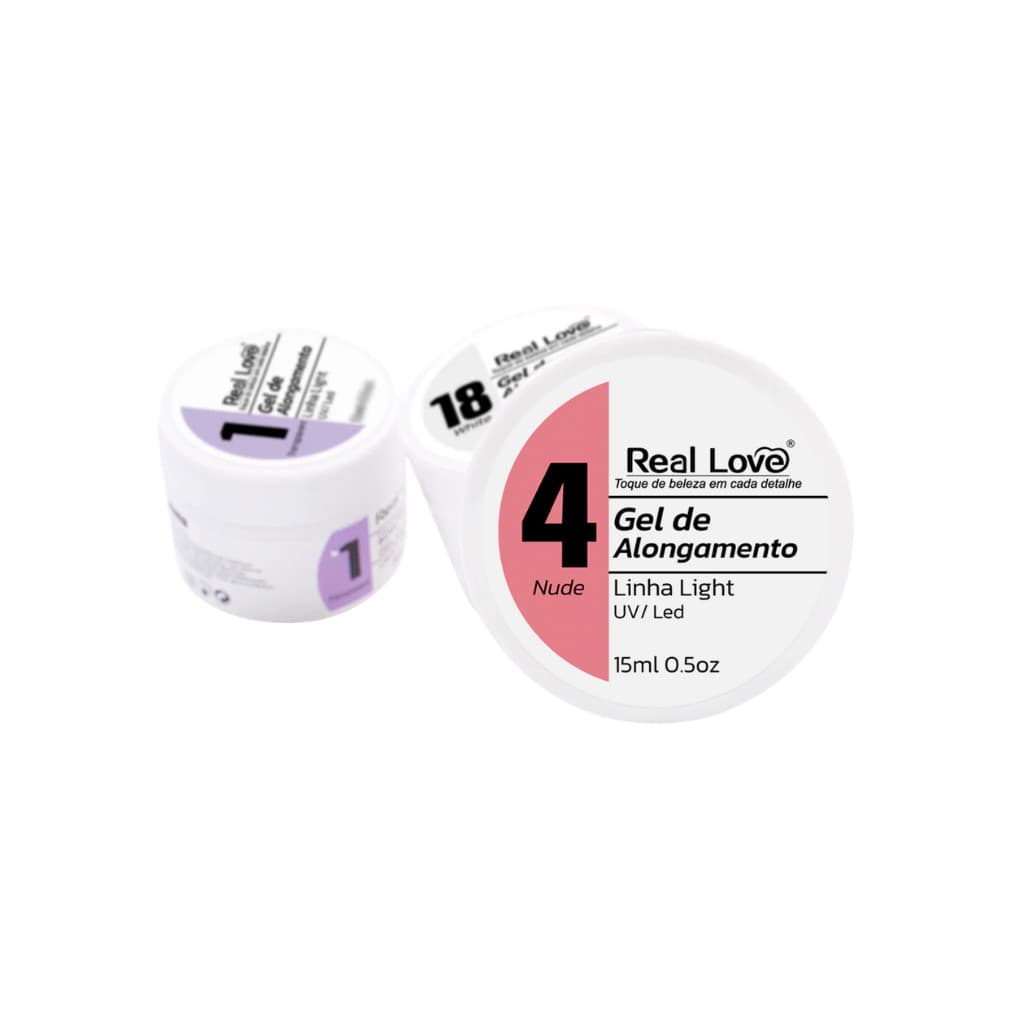 GEL REAL LOVE LINHA LIGHT POTE 15ML