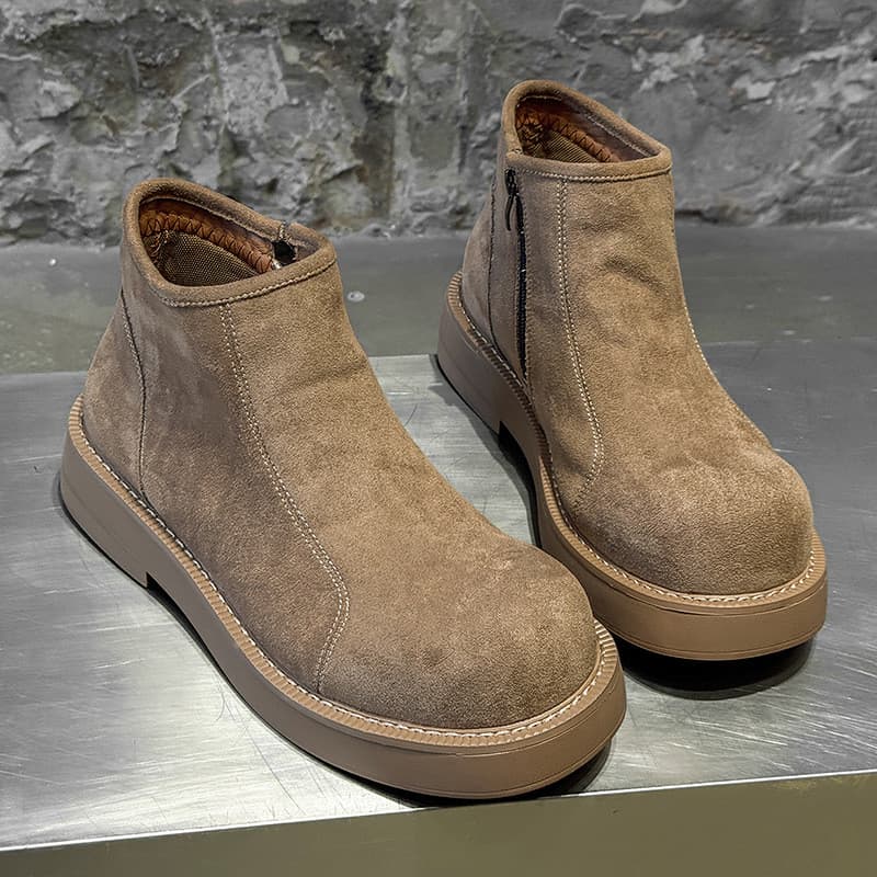 Outono inverno Retro Martin botas novo estilo superfície de flanela na moda de alta qualidade Casual masculino novo esti