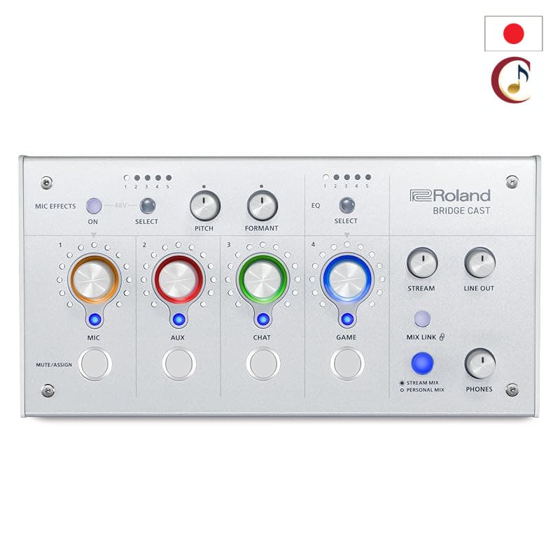Roland BRIDGE CAST Gaming DAC/Amp & Audio Interface/Mixer for Streaming (Mac/Windows)/From Japan /100% Authentic Guarant