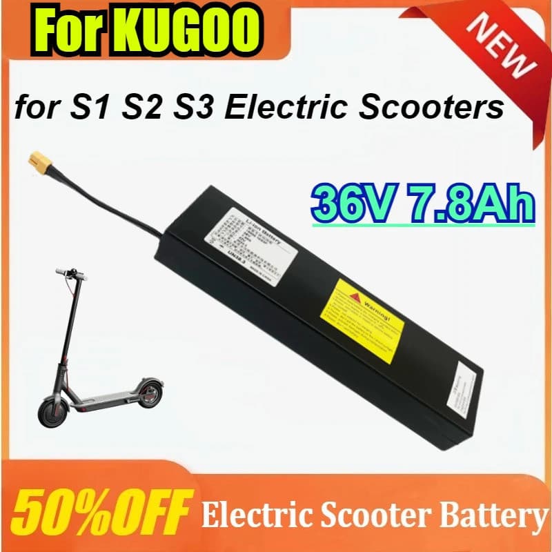 Para Scooters Elétricos KUGOO S1 S2 S3 10S3P 18650 Bateria De Íon De Lítio 36V 7.8Ah
