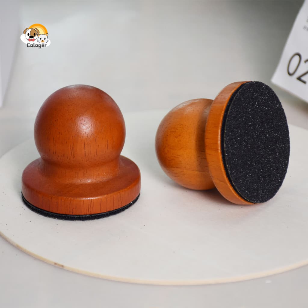 Pet Nail Grinder Silent Dog File with Replaceable Discs – Gentle Wooden Scratch Board for Safe and Easy Care Perfect f