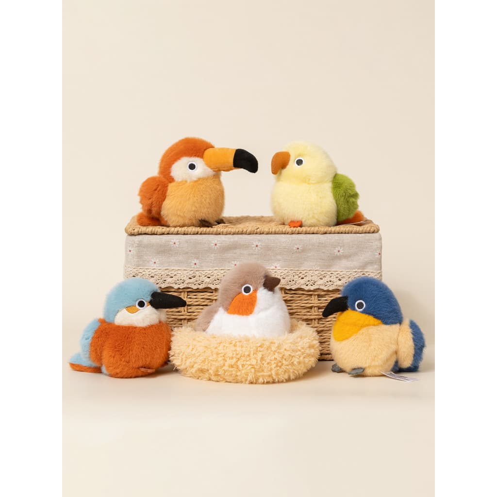 Simulação em forma de pássaro boneca pássaro papagaio pardal brinquedo de pelúcia ornamentos enviar crianças presentes d