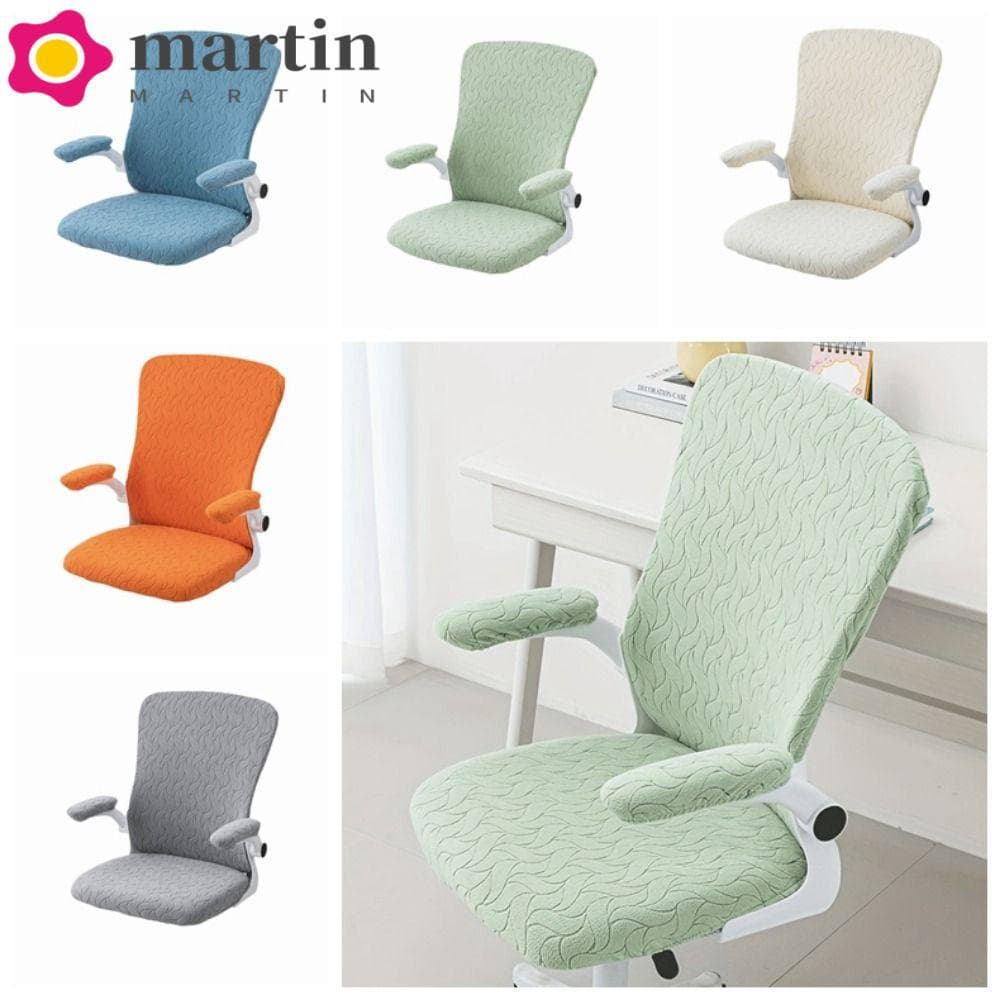 MARTIN 4 Pçs/Set Capa Para Cadeira De Escritório , Capas Removíveis Anti-Sujeira Assento De , Protetores De Com De Encos