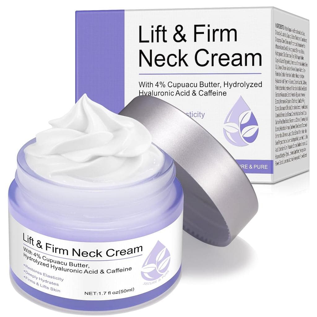 Creme para Pescoço WHLH & WELL-BEING para Firmar e Tonificar, Creme Antienvelhecimento para Reduzir Rugas e Flacidez, Cr