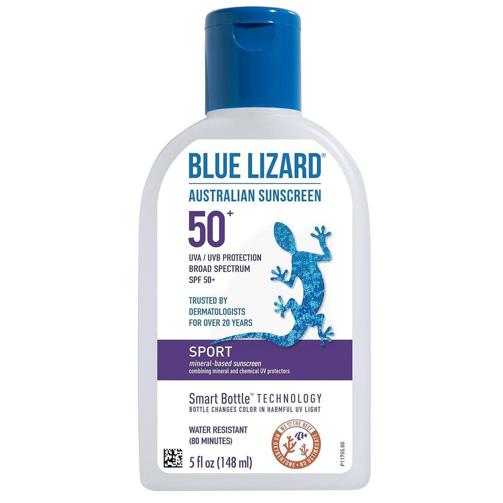 Loção Protetora Solar Mineral BLUE LIZARD Sport - FPS 50+ - 5 oz 4VNI