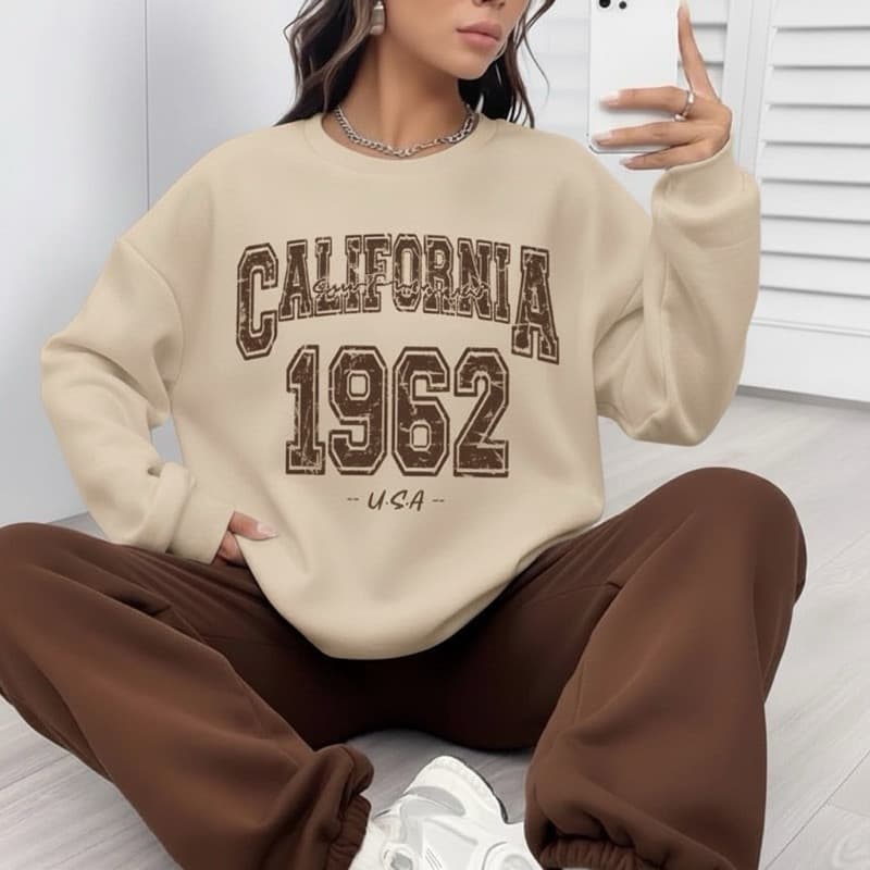 Moletom Careca Unissex Básico Premium Casual Confortável Tendência Streetwear Minimalista Outono Inverno Algodão Moda