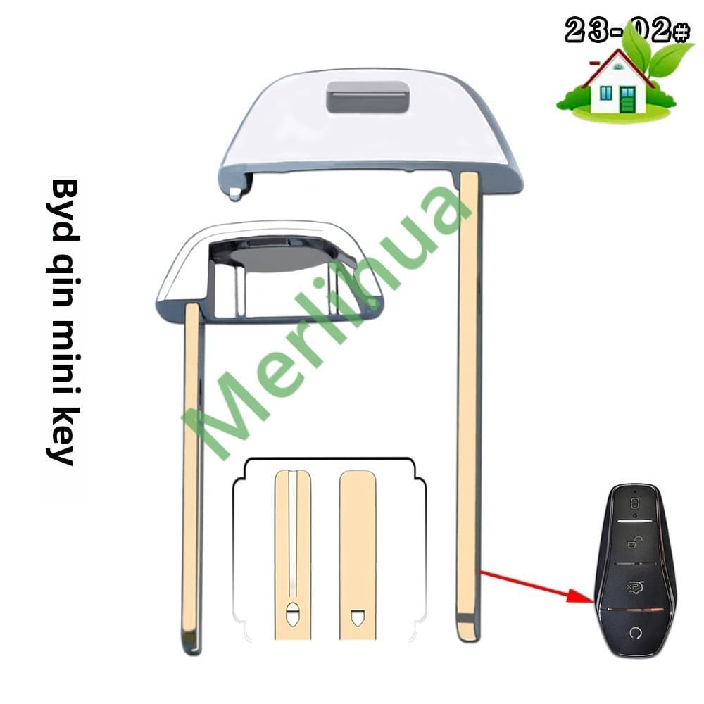 Aplicável Ao Cartão Inteligente BYD Qin Yuan PRO Chave Pequena PLUS e2 e3 D1 Embrião De Controle Remoto